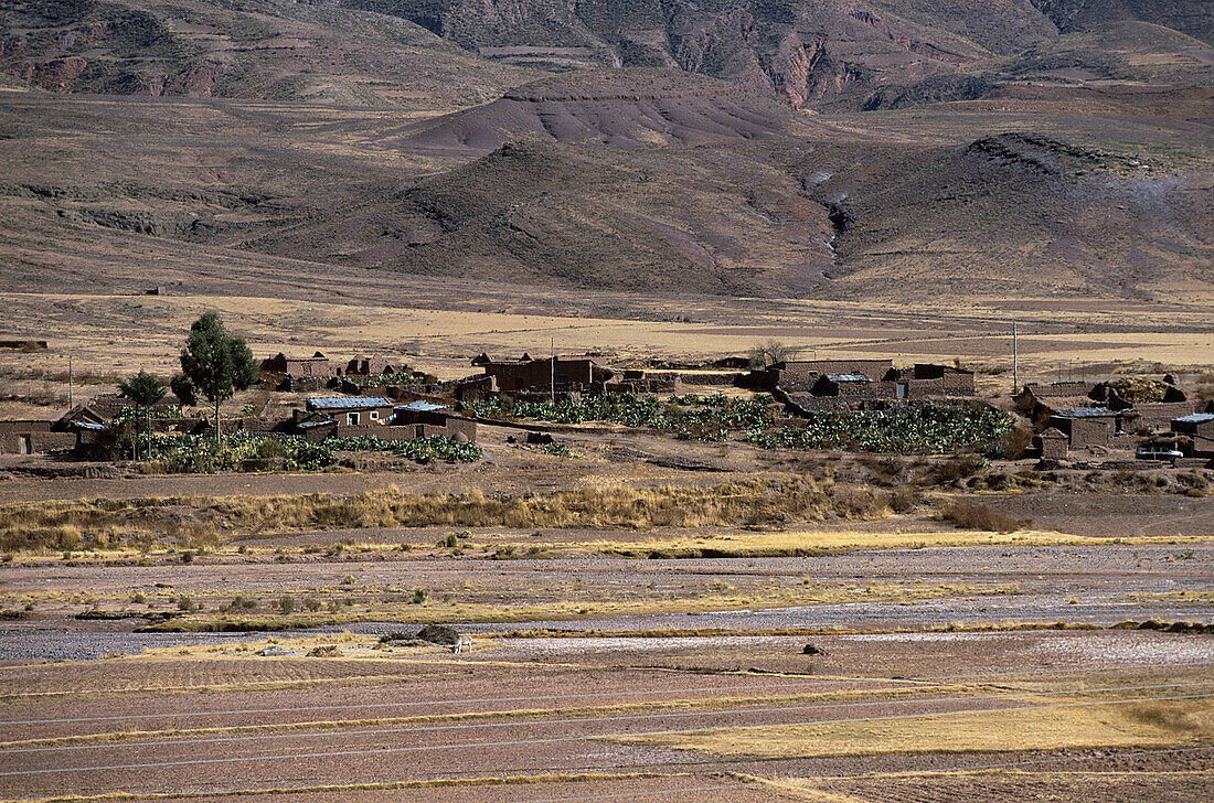 Dorf, Salar de Uyuni Bolivien