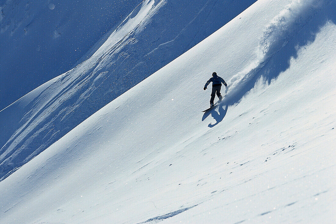 Snowboarder, Lech, Arlberg, Wintersport Oesterreich