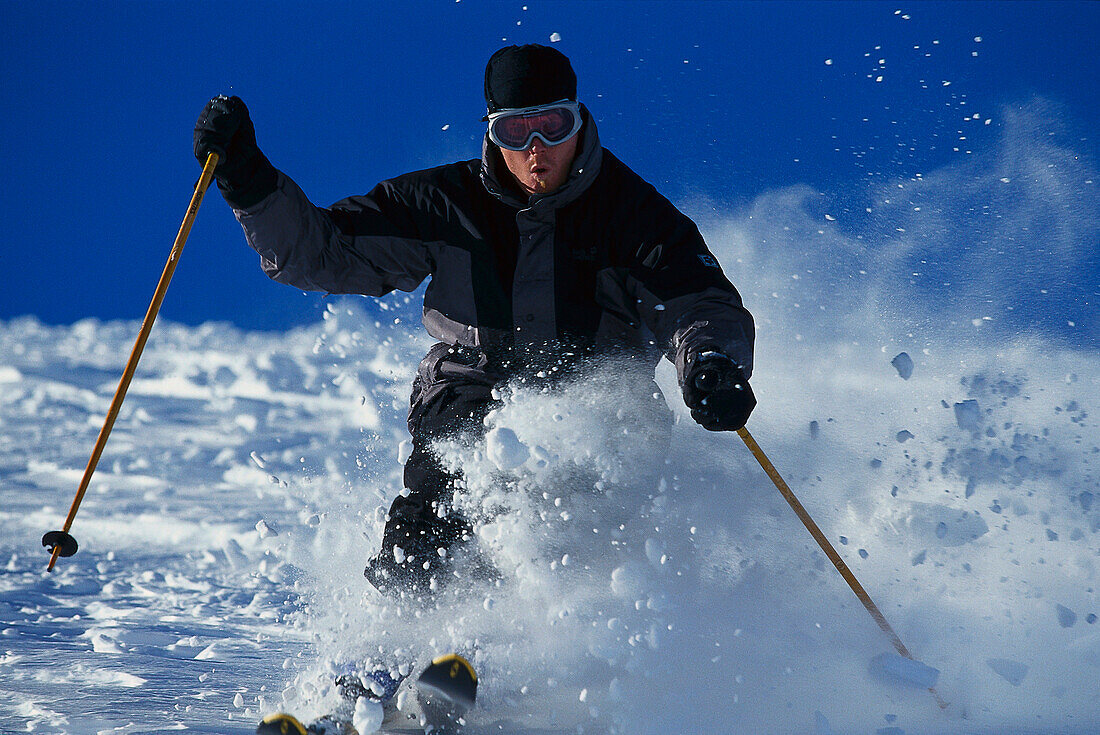 Skifahrer, Stubai, Wintersport Oesterreich