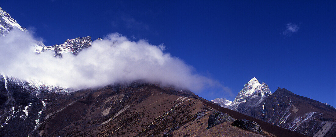 Machhermo Ri mountain, Everest region Nepal, Asia