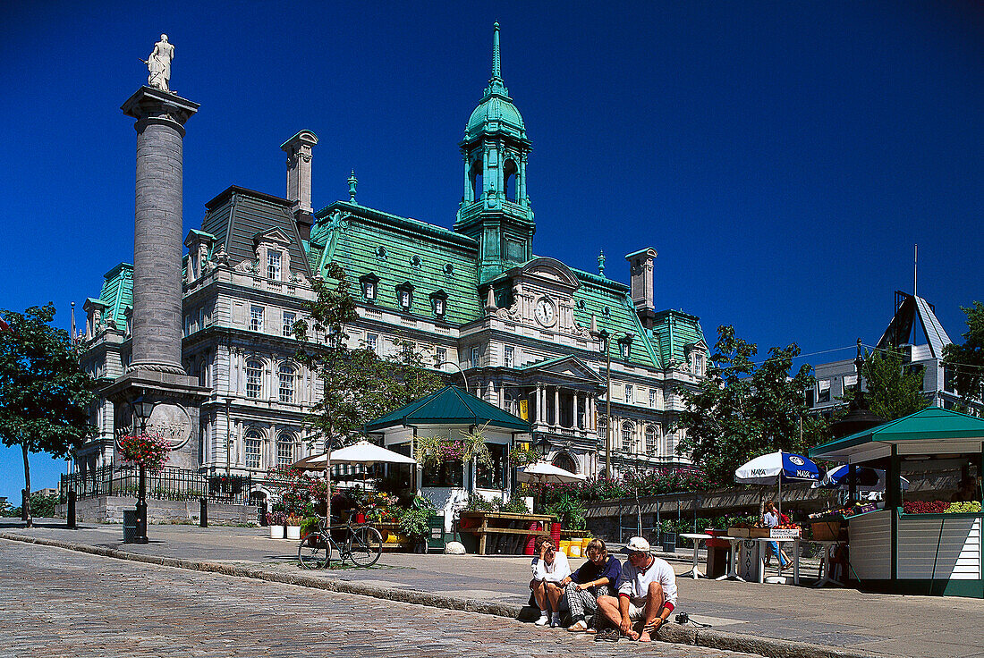 City Hall, Place Jaques Cartier, Montreal, Quebec Canada