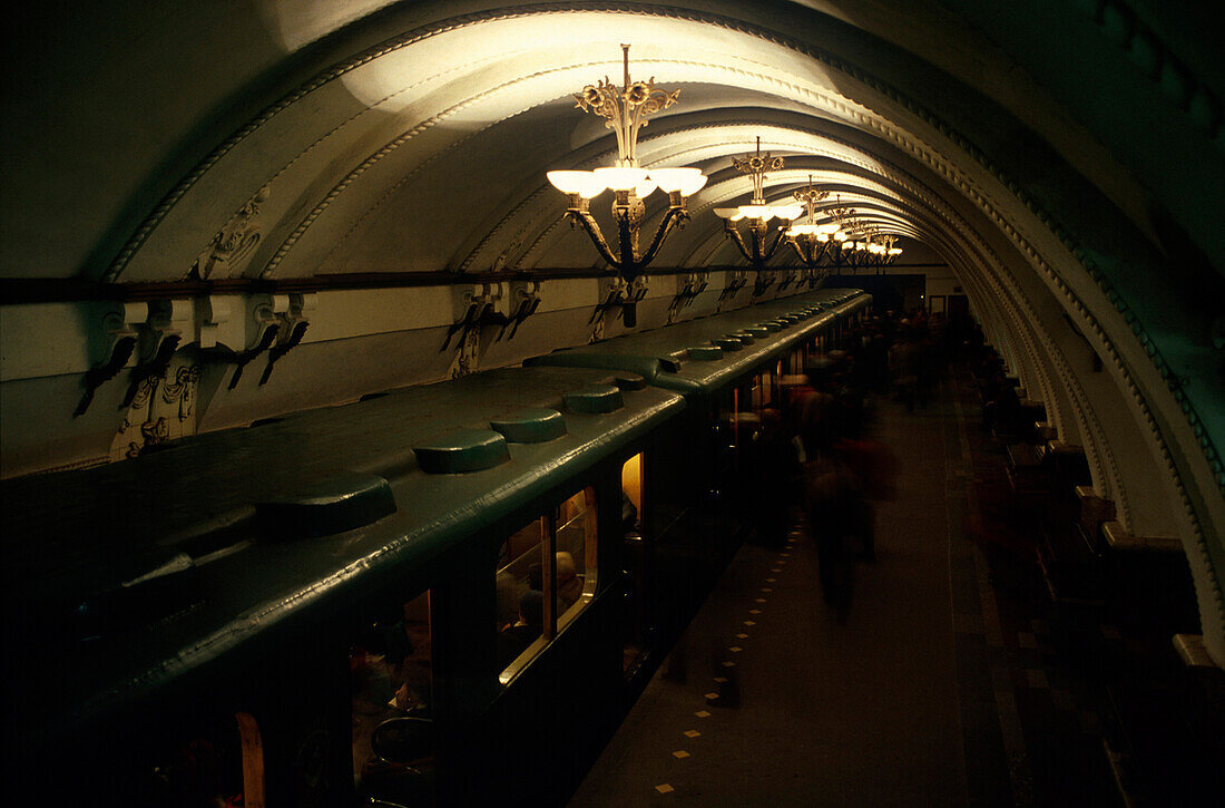 U-Bahn, Moskau Russland