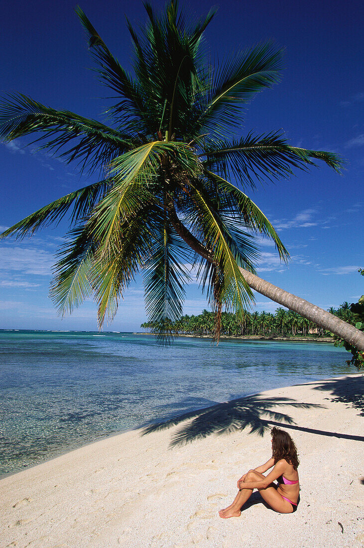 Strand, Kokospalmen, Dominikanische Republik Karibik