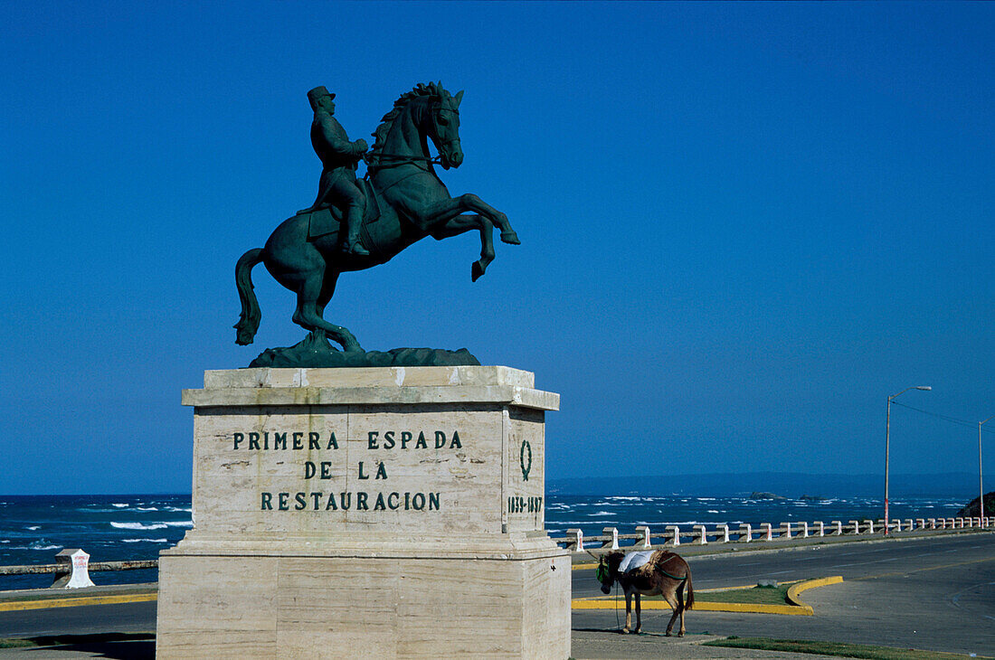 Puerto Plata, Monument des Generals, Gregorio Luperon, Dominikanische Republik Karibik
