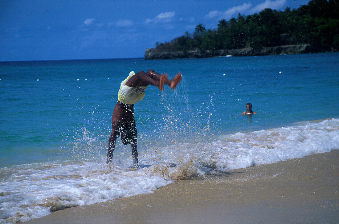 Strandakrobaten, Dominikanische Republik Karibik