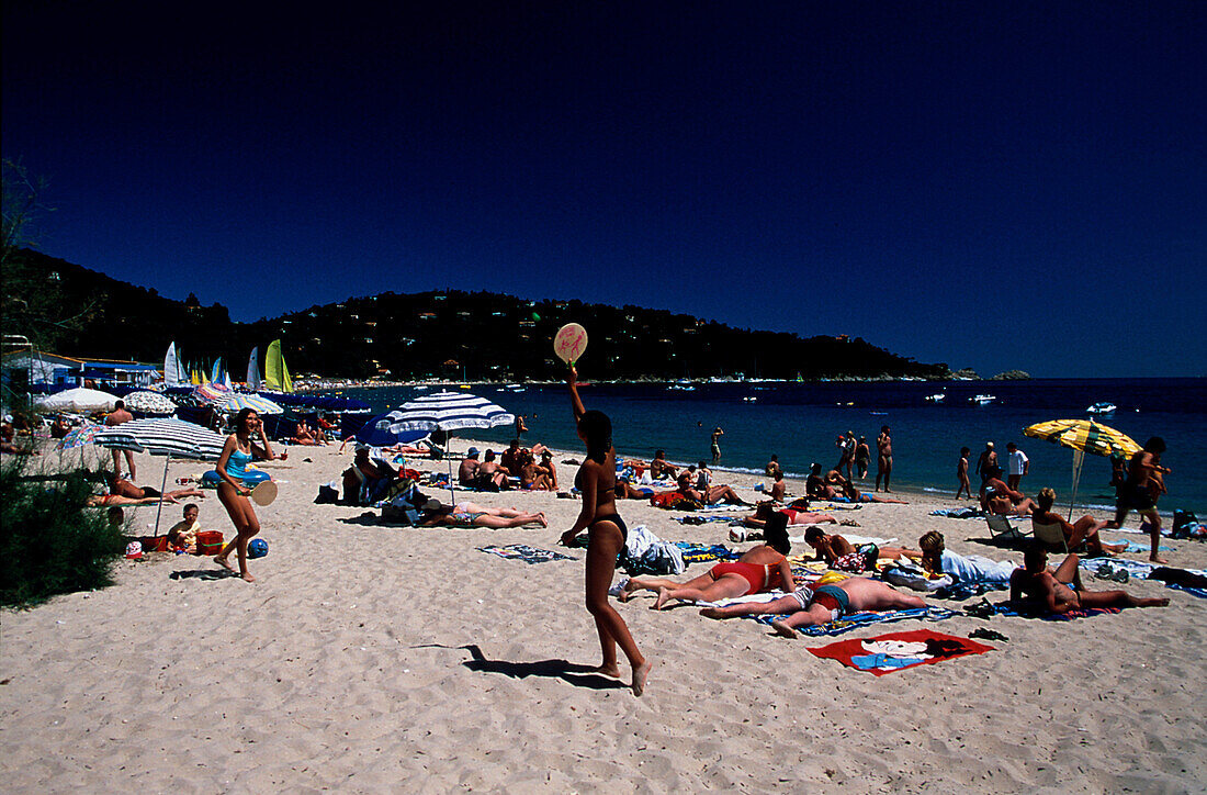 Strand von Cavalière, Côte d´Azur Provence, Frankreich