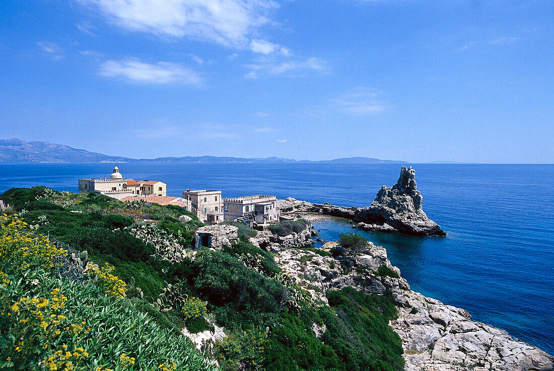 Bay at the island Isola di Pianosa, Tuscany, Italy, Europe