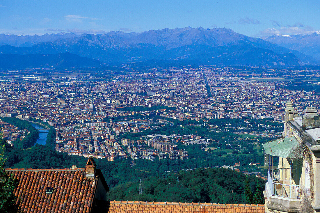 Stadtuebersicht, Turin, Piemonte, Italy