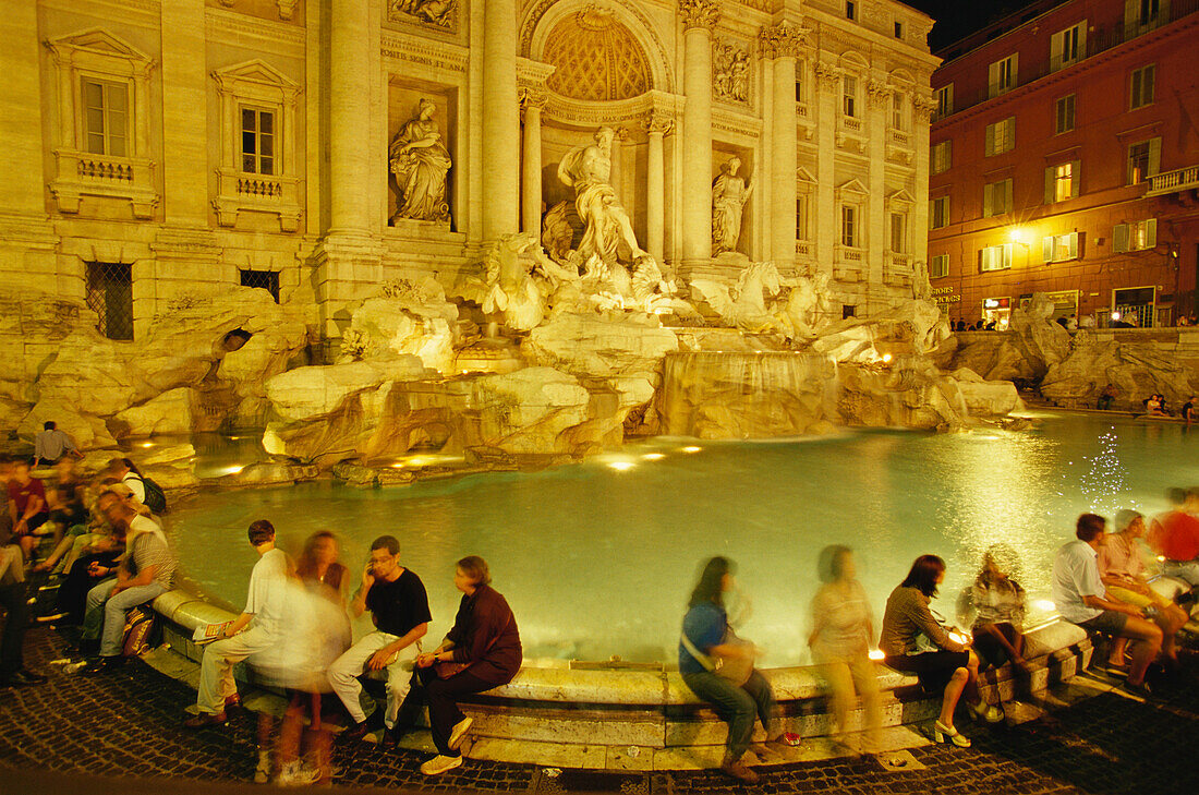 Fontana di Trevi, Rom, Latium, Italien