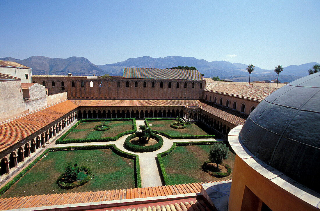 Cloister of Monreale, Palermo, Sicily Italy