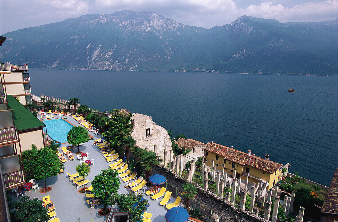Limone, Hotel, Gardasee, Trentino, Italien