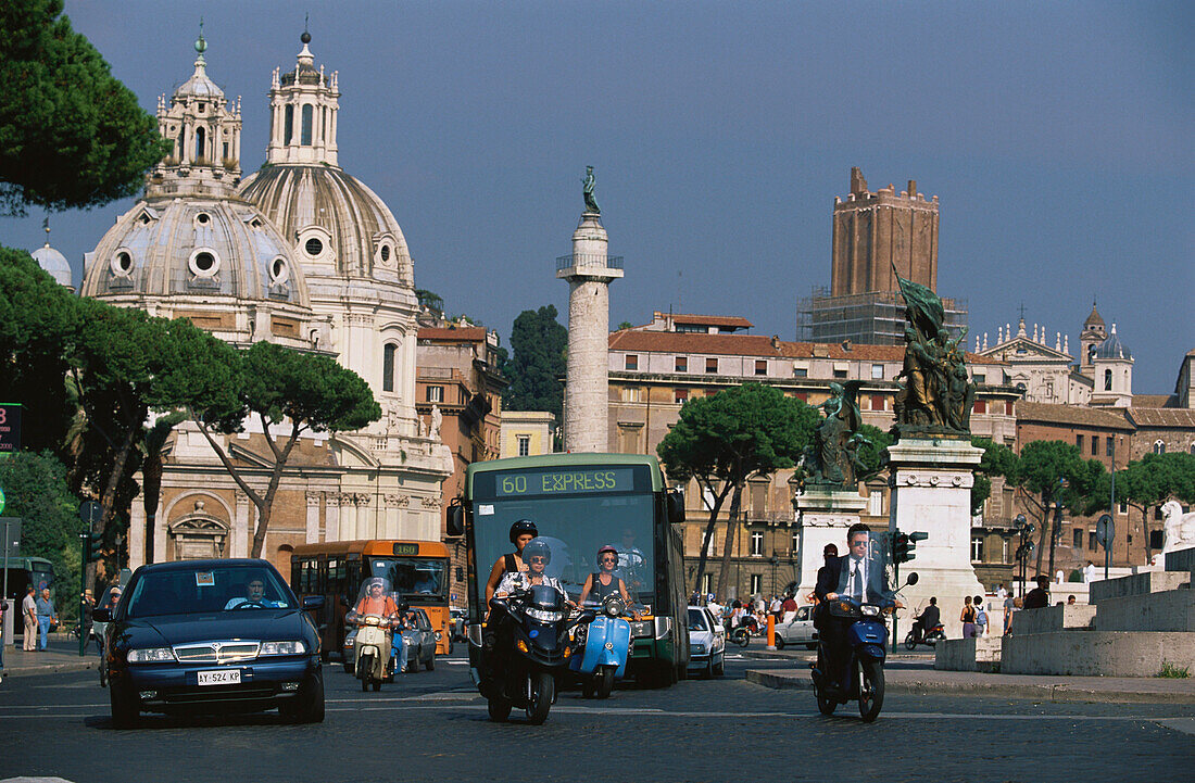 Piazza Venezia, Rom, Italien