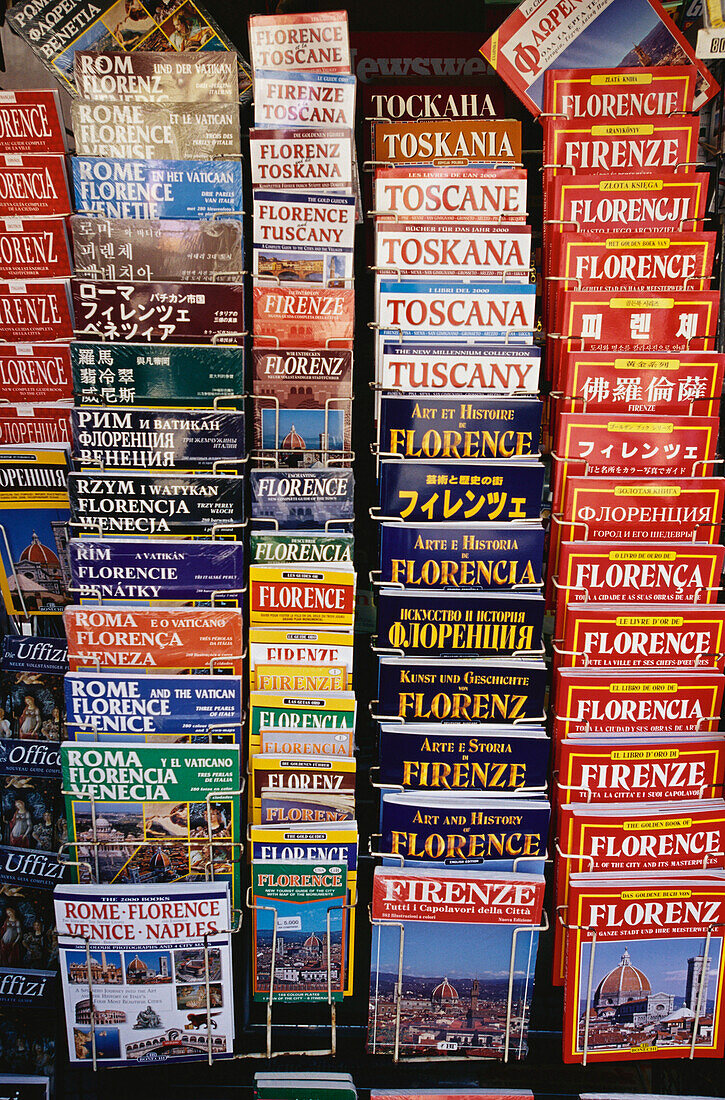 Souvenirstand, Florenz, Toskana, Italien