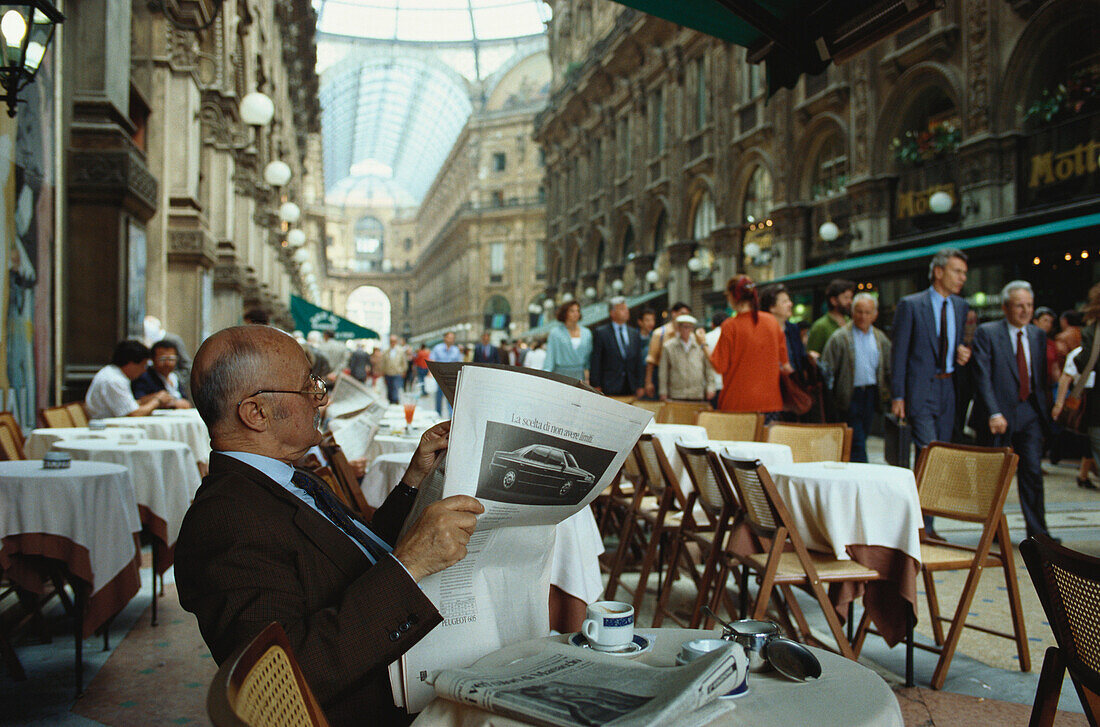 Mailand, Galleria, Lombardei Italien