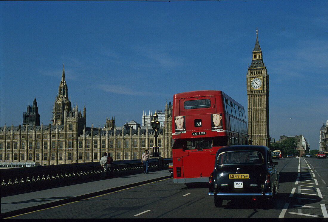 Westminster, Big Ben, London, England Grossbritannien