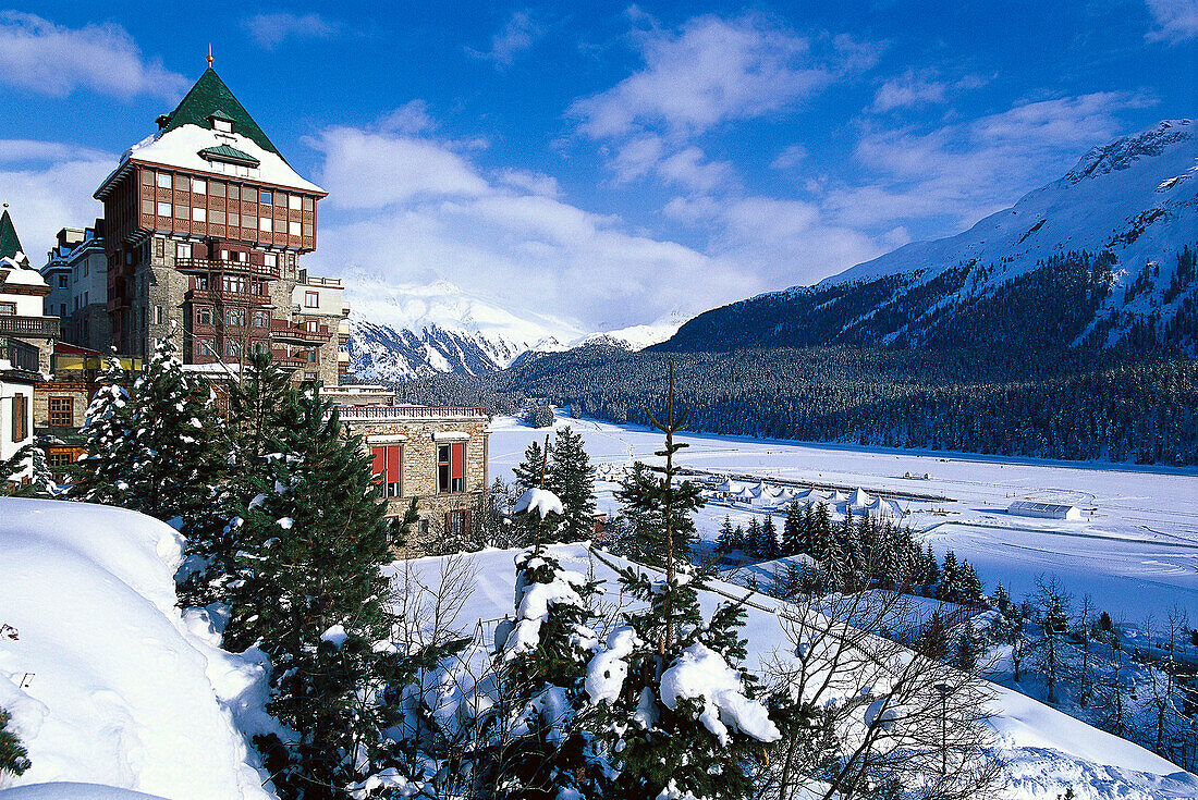 Hotel Palace, St. Moritz, Engadin, Graubünden, Schweiz