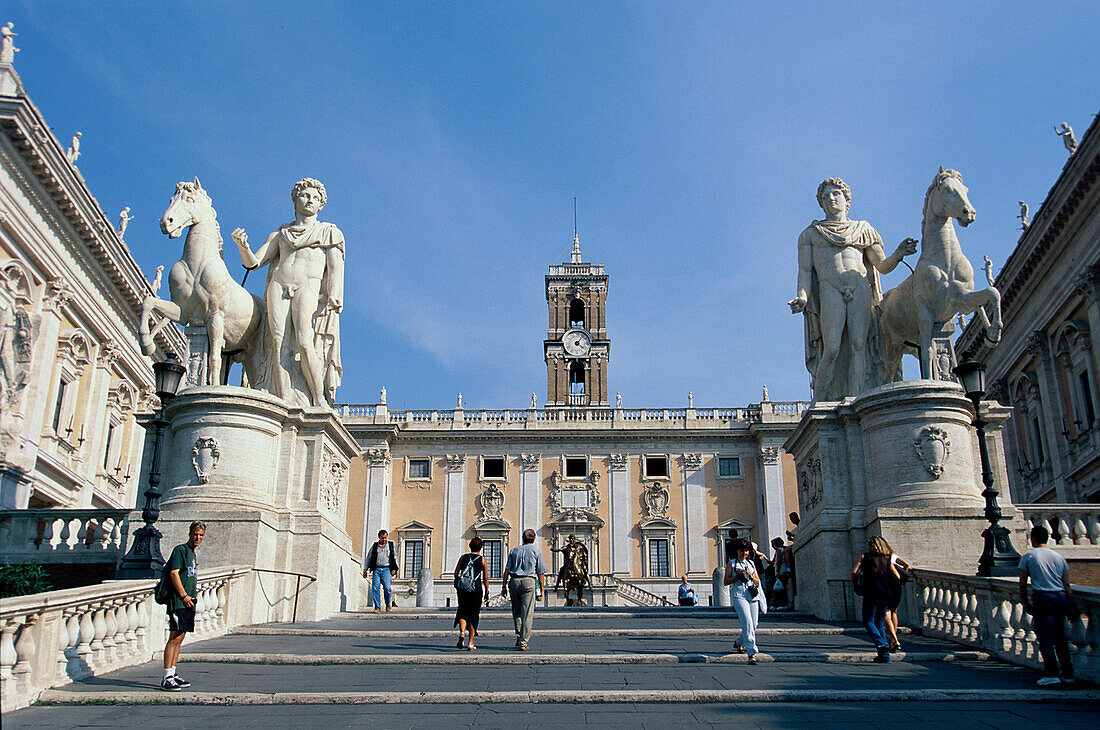 Kapitolsplatz, Rom Latium, Italien
