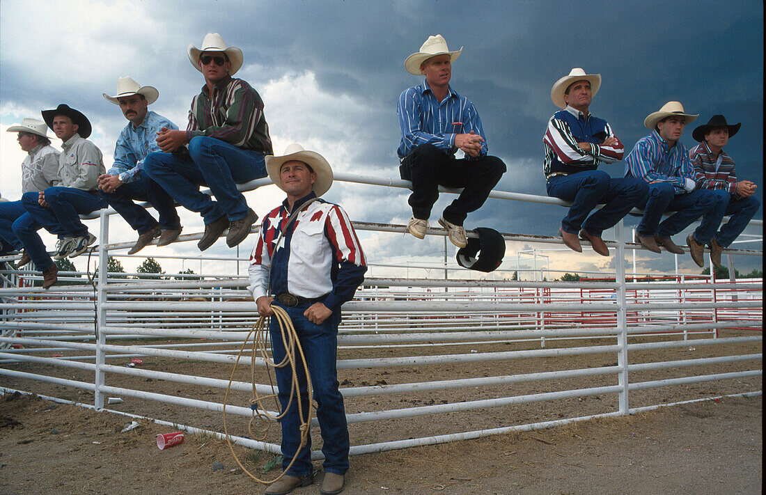 Cheyenne Frontier Days, Rodeo, groesste Outdoor-Rodeo-Veranstaltung der Welt, Wyoming, USA
