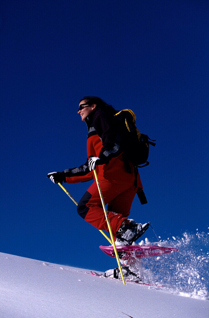 Schneeschuh, Action, Frau, Wandern, Ramsau