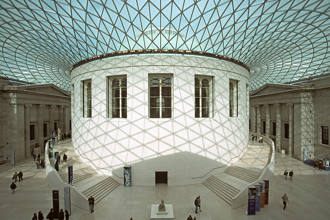 Reading Room and Great Court, British Museum, London