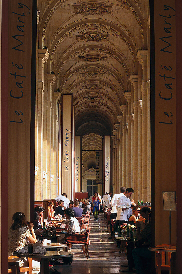 Café Marly, Louvre, Paris, Frankreich