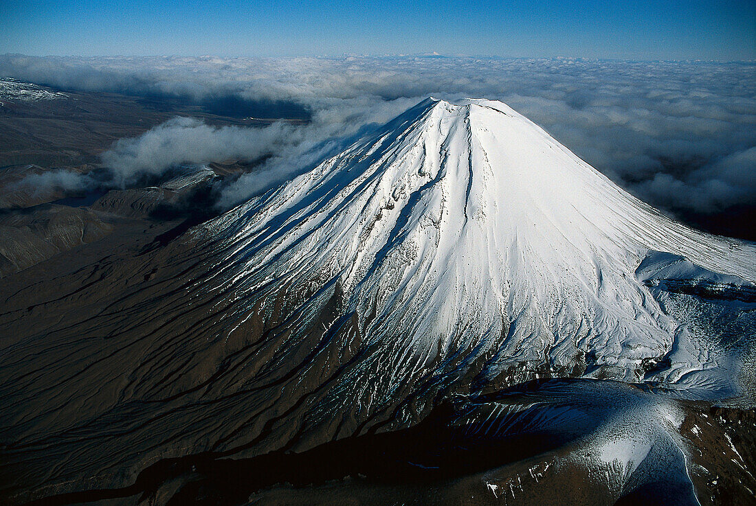 Mt. Ngauruhoe, Tongariro Natl. Park Neuseeland