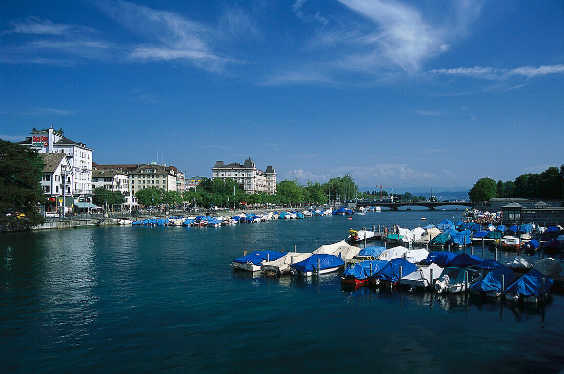 River Limmat, Zuerich Switzerland