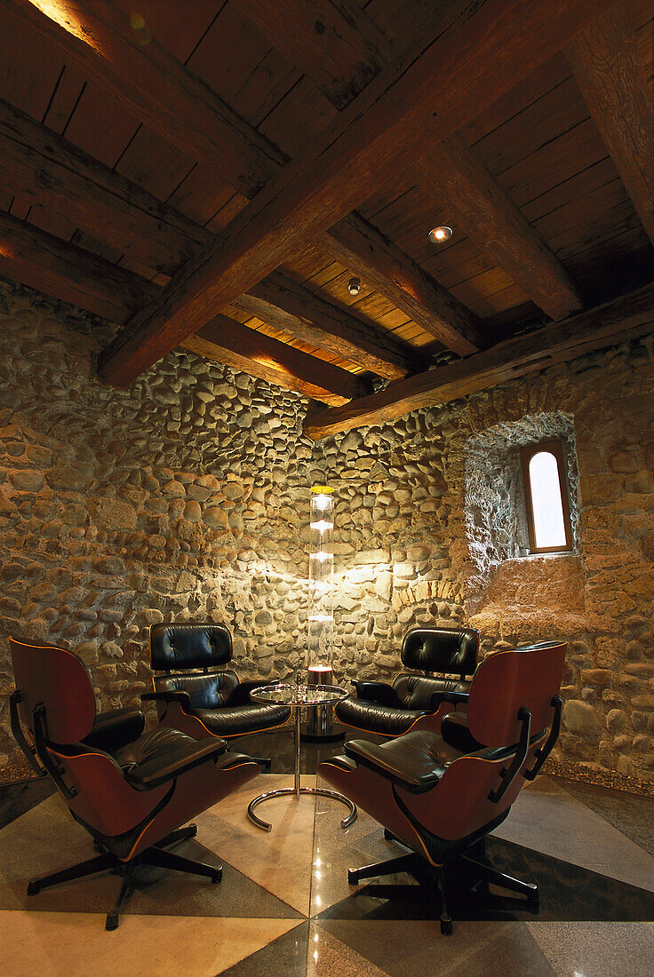 Corner with C. Eames Chairs, Hotel Widder, Zurich, Switzerland