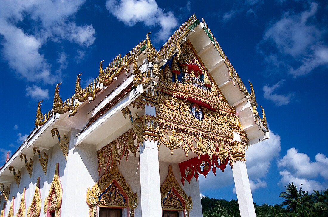 Khunaram Temple in the sunlight, Koh Samui, Thailand, Asia