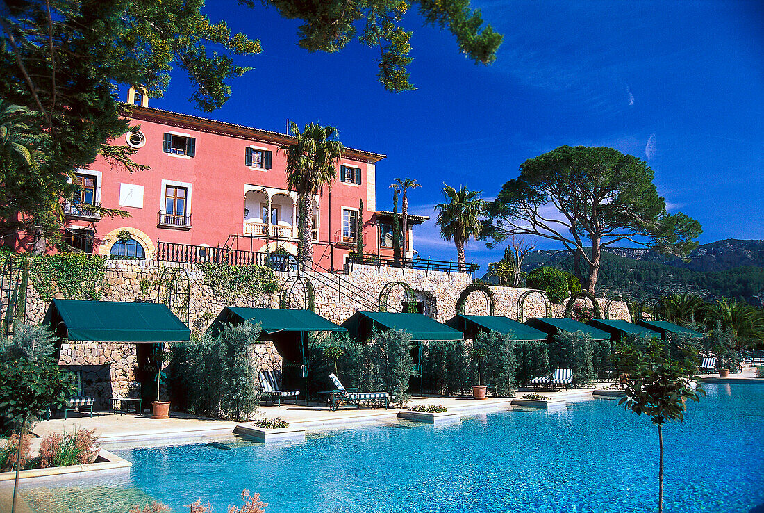 Pool, Grand Hotel Son Net, Puigpunyent, Mallorca, Spanien