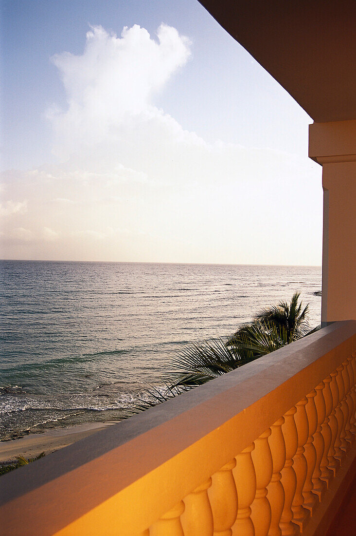 Meerblick, Aussicht vom Ritz Charlton Rose Hall Hotel, Montego Bay, Jamaika, Karibik, Amerika