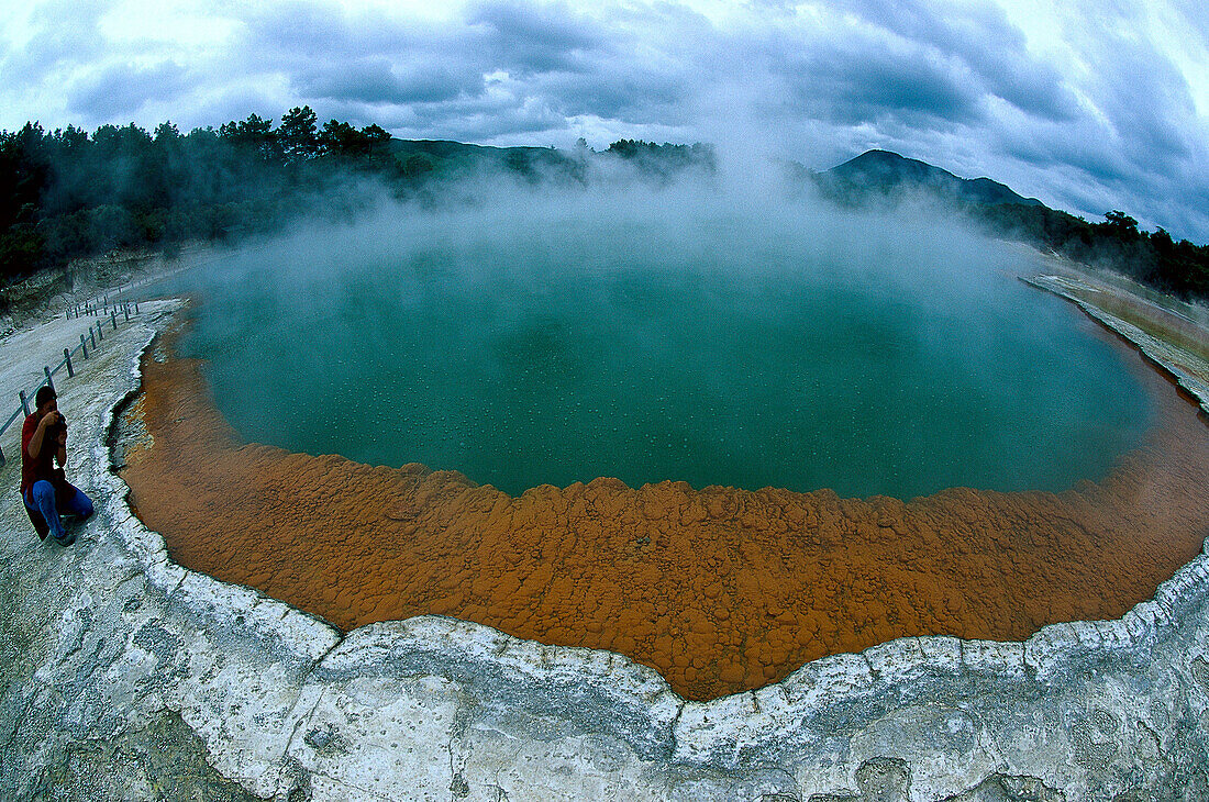 Wai-O-Tapu Thermal Wonderland, Champagner Pool Nordinsel, Neuseeland