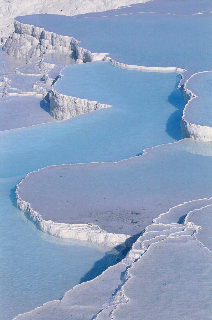 Sinter-Terrassen von Pamukkale, Türkei