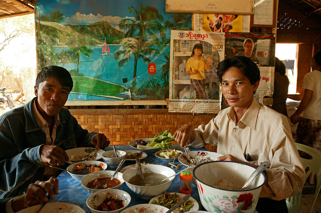 typical Burmese meal, Burma, Myanmar