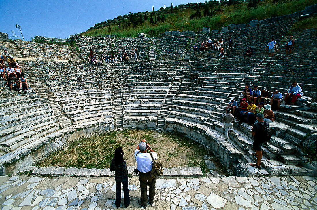 Bouleuterion, Odeion, Antike Stadt Ephesus Türk. Ägäis, Türkei