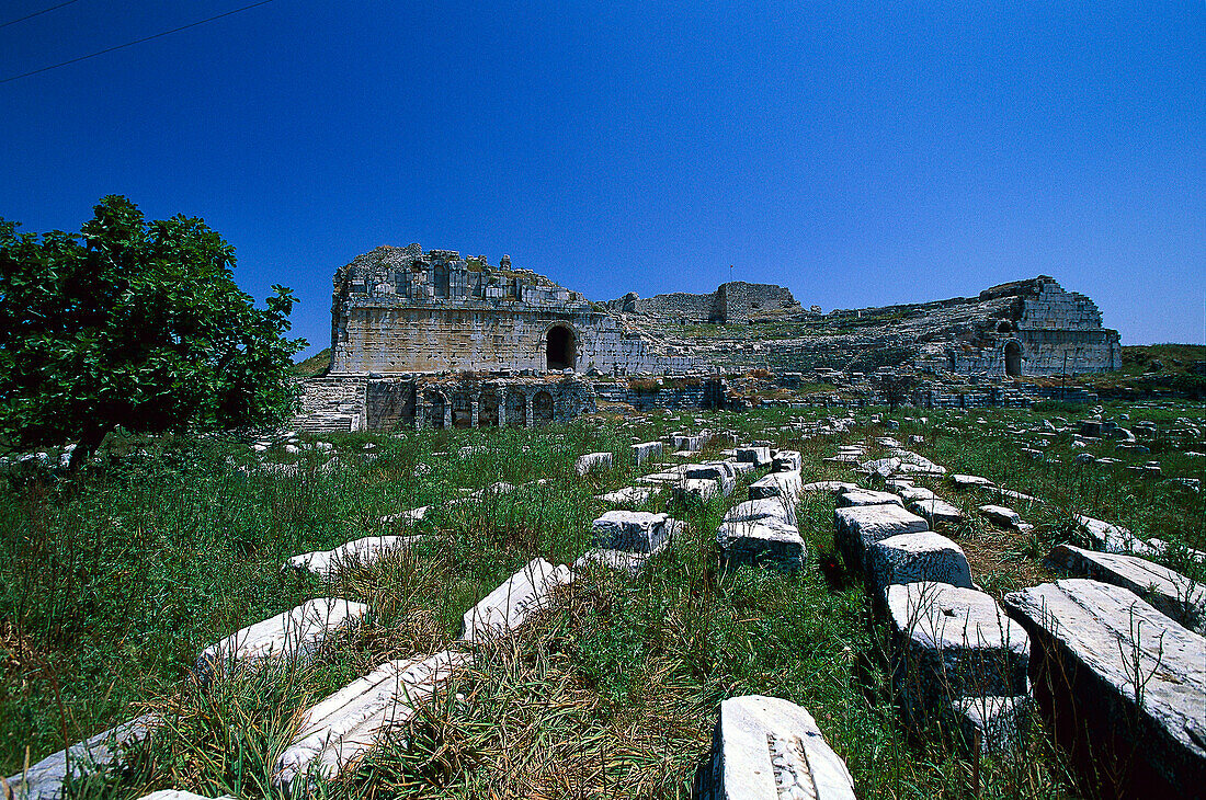 Römisches Theater, Antike Stadt Milet, Türkei