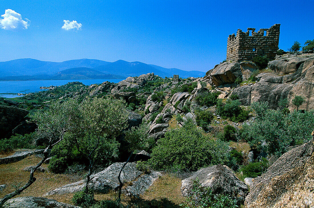 Antike Stadt Herakleia, Bafa See, Latmos Gebirge Südwest Türkei, Türkei