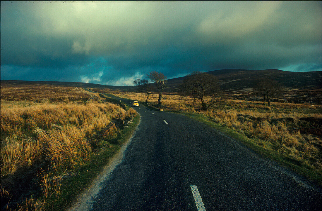 Strasse zur Sally Gap, Wicklow Mountains Irland