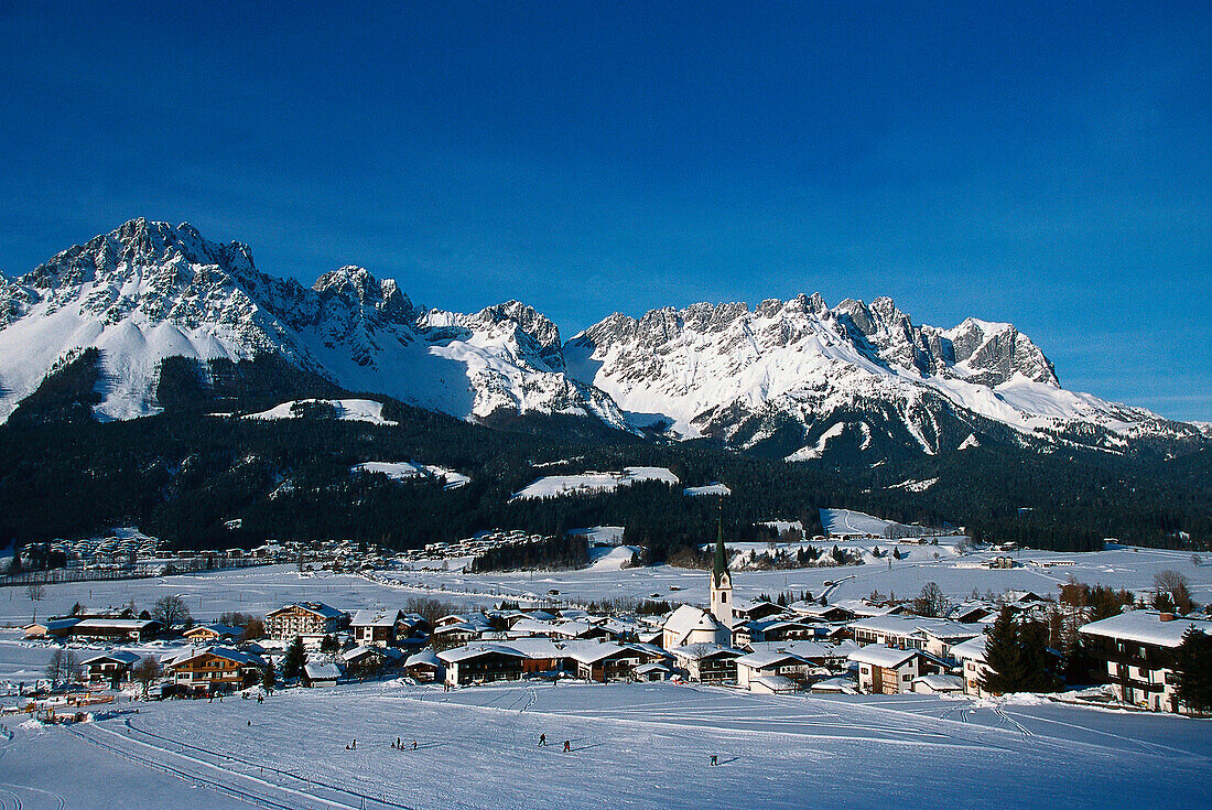 View of town, Elmau Tyrol-Austria