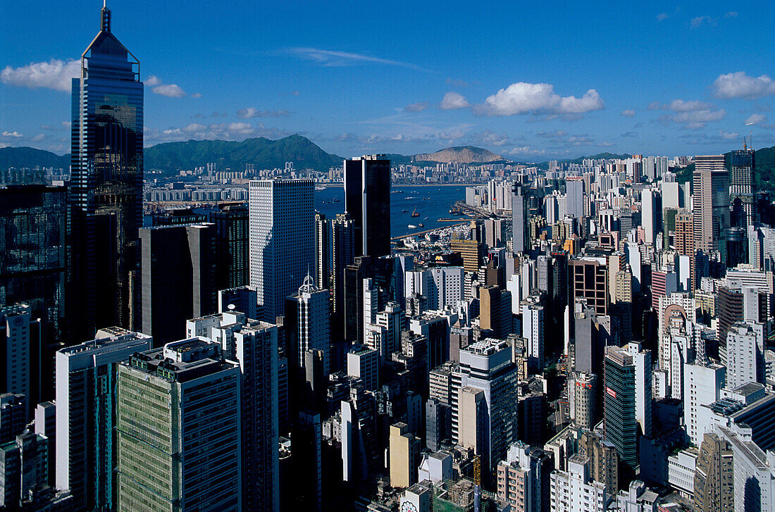 Blick vom Hopewell Center, Wanchai Hongkong, China