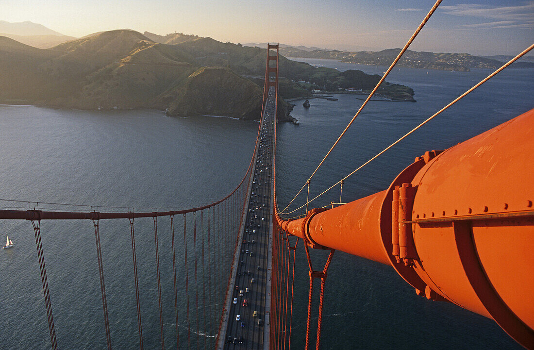 view from the Golden Gate Bridge, San Francisco, USA