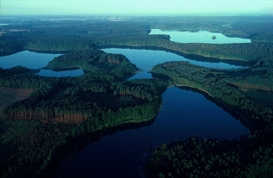 Mecklenburger Seenplatte, Mecklenburg-Vorpommern Deutschland