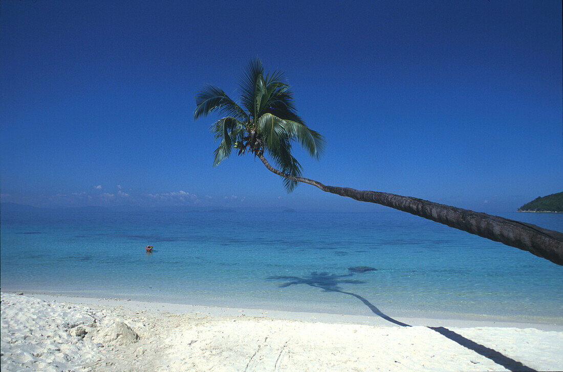 Insel Perhentian, Strand, Ostkueste, Malaysia Asien, Suedchinesisches Meer