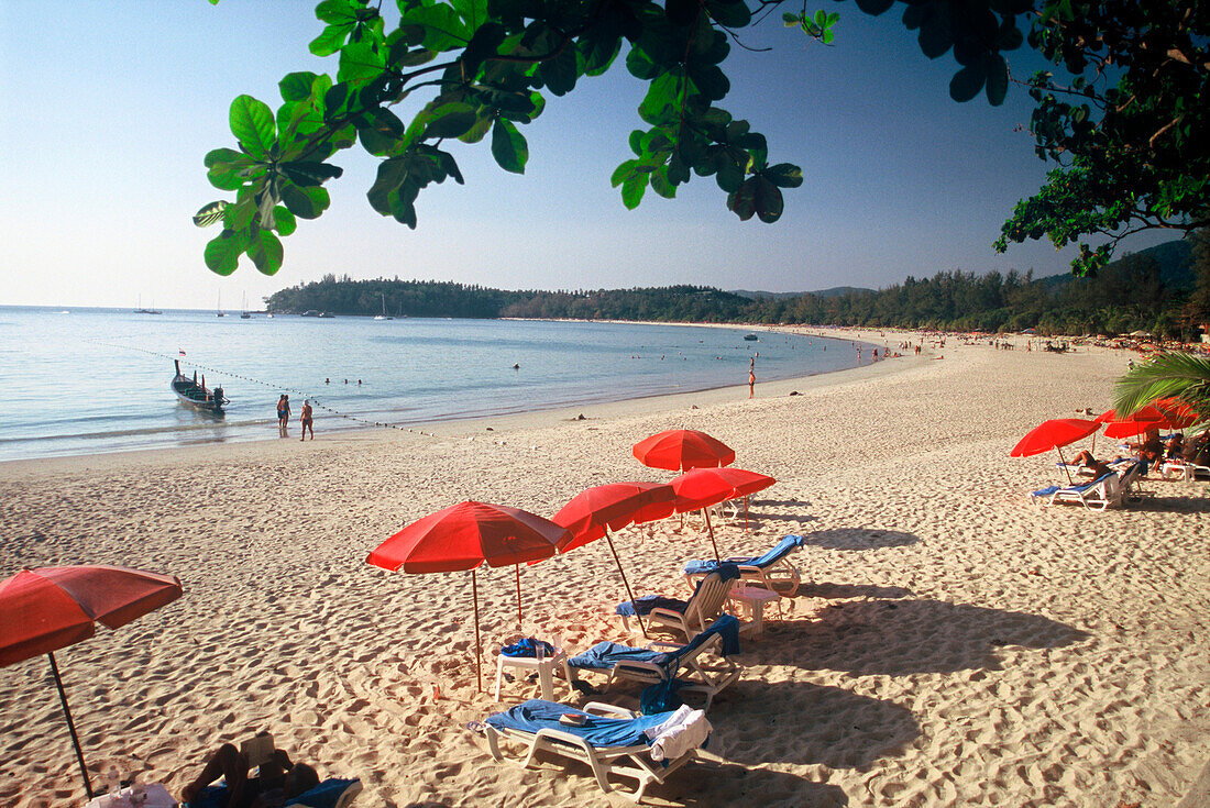 The Kata Beach in the sunlight, Phuket, Thailand