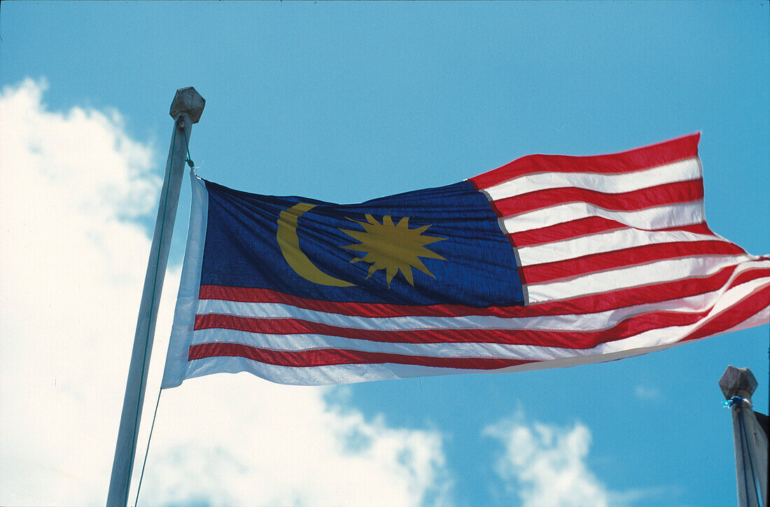Flagge von Malaysien, Kuala Lumpur, Malaysien
