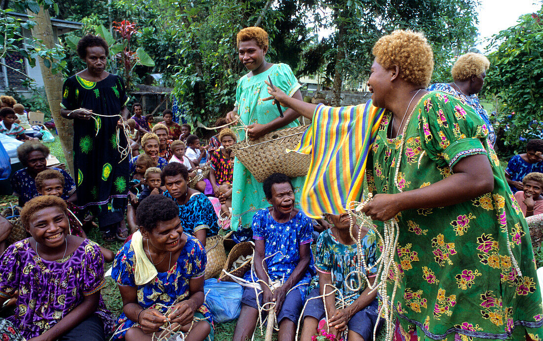 Beerdigungsfeier in Rabaul, Tradition, Rabaul, East New Britain, Papua Neuguinea, Melanesien, South Pacific