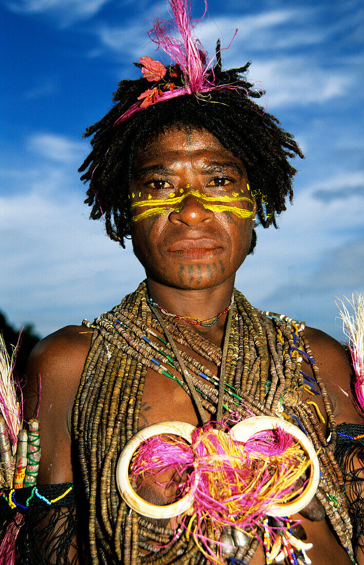 Portrait eines einheimischen Mannes, Rabaul, Melanesien, Papua Neuguinea