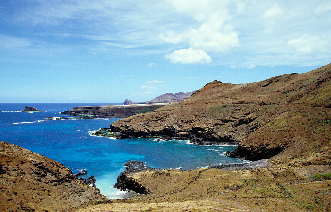 Coastal landscape, Ua Huka, Marquesas, French Polynesia, South Pacific