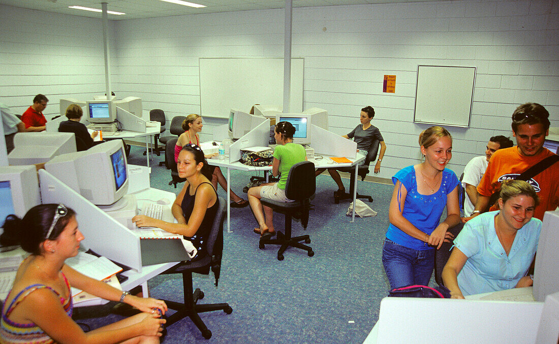 Students, Computer, James Cook University, Townsville Queensland, Australia