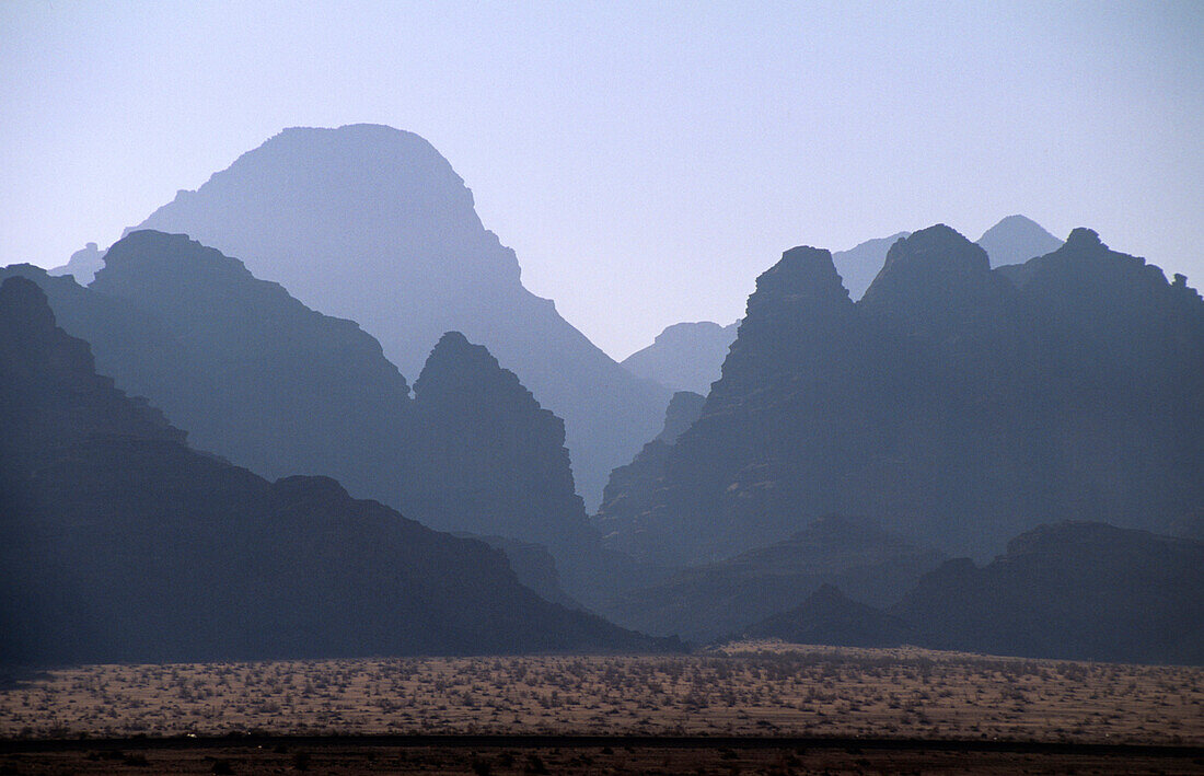 Mountains, Desert, Wadi Rum Jordan, Middle East